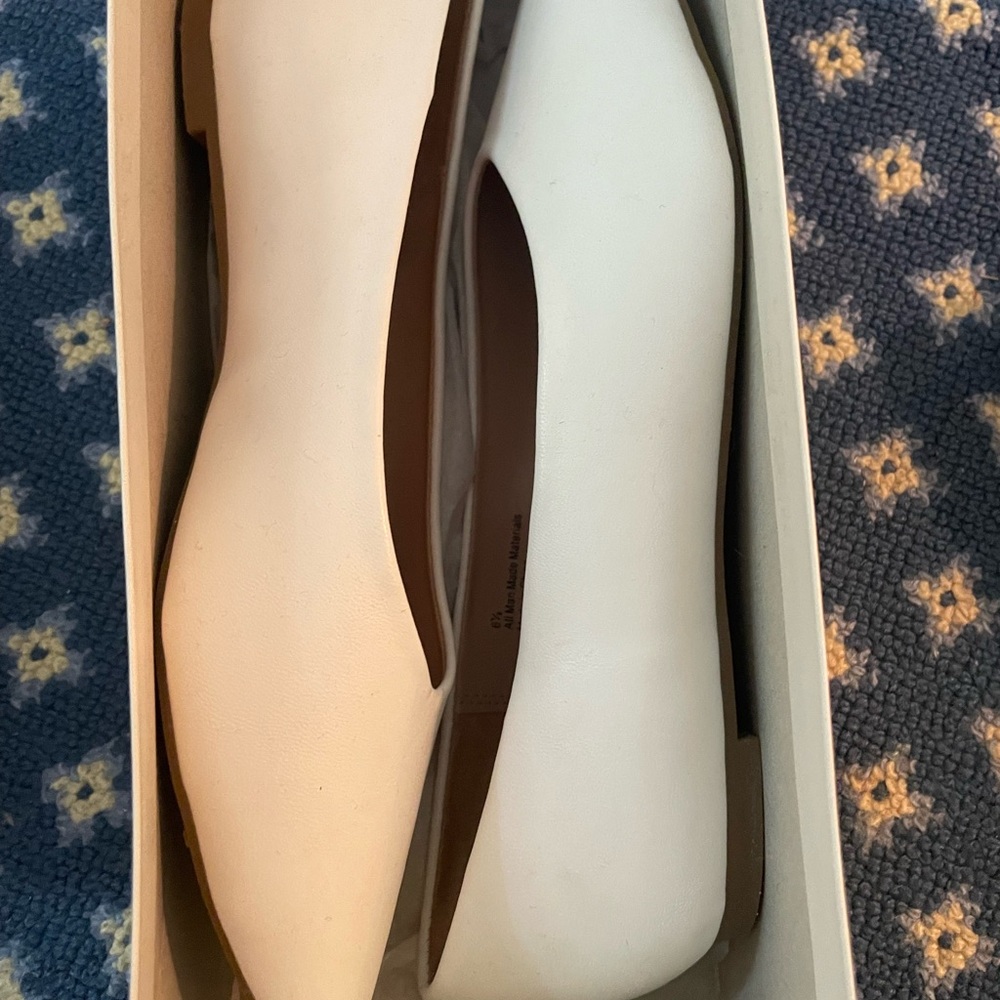Elegant White Women's Flats